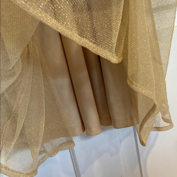 Torrid Gold Embellished Tiered Mini Dress - Picture 9 of 13